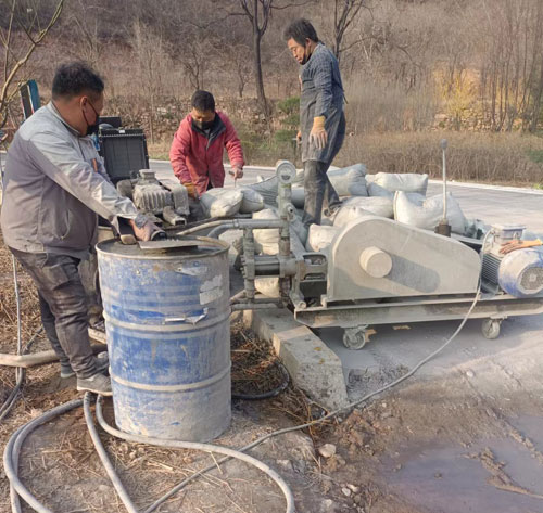 张北路面下沉注浆